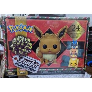 Funko POKÉMON 2023 Holiday Advent Calendar 24 Piece Holiday Vinyl Pocket POP New
